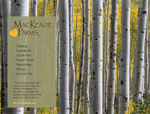 Tablet Screenshot of mackenziefarms.com